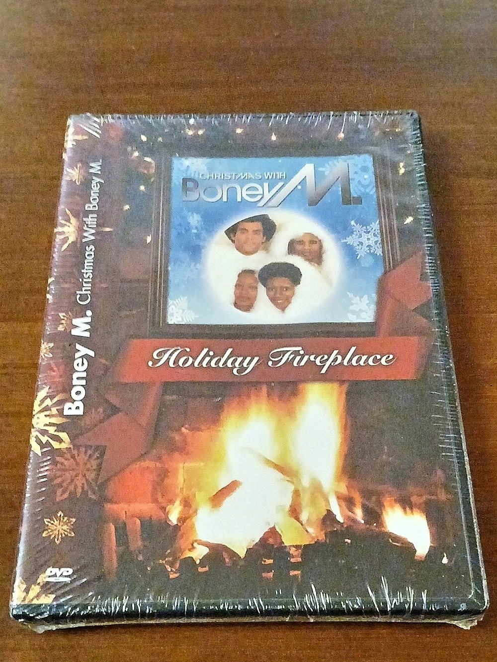 New Sealed Sony Music Christmas with Boney M. Holiday Fireplace. Holiday DVD